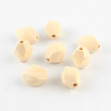 20Pcs 20x17mm Geometric Wood Beads for Jewelry Making