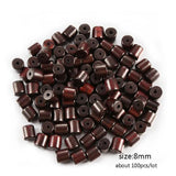 100Pcs 6mm 8mm Natural Wood Beads for Jewelry Making DIY Necklace Bracelet