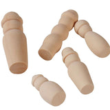 5Pcs DIY Wooden Family Dolls Kids Toys