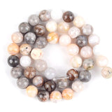Natural Stone Beads Agates Amethysts Turuoqises Amazonites Round Beads 15''
