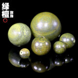 5pc Green Sandalwood Beads 6/8/10/12MM - DIY Jewelry Making Spacer