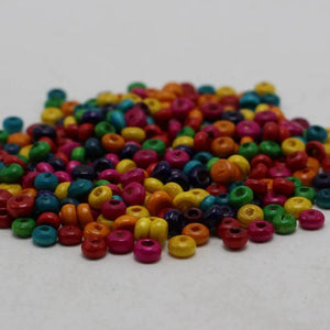 2000 Mixed 3mm Round Wood Beads Wooden