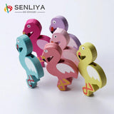 Cartoon Animals Beads Stringing Threading Game Toy Educational for Kids