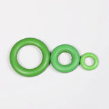 20PCS Wood Circle Ring DIY Jewelry Making Baby Teething Wooden Ring