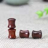 50pcs Natural Rosewood/Sandalwood Bamboo Beads Bracelets Necklace Wooden Bea