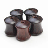 50pcs Natural Rosewood/Sandalwood Bamboo Beads Bracelets Necklace Wooden Bea