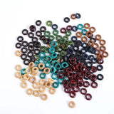 100Pcs Large Hole Wooden Beads DIY Jewelry Making Dreadlocks Decoration