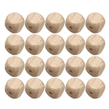 50 Pcs Wooden Square Beads DIY Beading Kits for Bracelets