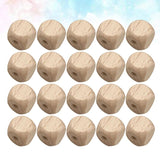 50 Pcs Wooden Square Beads DIY Beading Kits for Bracelets