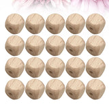 50 Pcs Wooden Square Beads DIY Beading Kits for Bracelets
