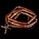 Dark Red Dalbergia Cochinchinensis Beaded Bracelet 6x8mm