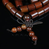 Dark Red Dalbergia Cochinchinensis Beaded Bracelet 6x8mm