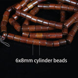 Dark Red Dalbergia Cochinchinensis Beaded Bracelet 6x8mm