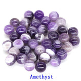 Natural Round Stones 4/6/8/10mm Loose Beads for Jewelry Making DIY Bracelet