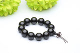 Ebony Wood Beads Tibetan Buddhism Bracelet