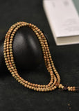 Sandalwood Bracelet Bead Diameter 4mm Lucky Wood Bead Trumpet Style