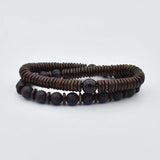 Tibetan Buddhist Rope Bracelet Coconut Shell Beads Lucky Amulet Budhi Jewelry
