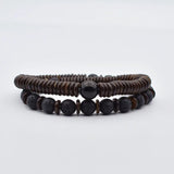 Tibetan Buddhist Rope Bracelet Coconut Shell Beads Lucky Amulet Budhi Jewelry