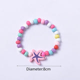 12Pcs/Set Colourful Wooden Bracelets for Girls Friendship Jewerly