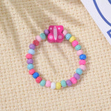 12Pcs/Set Colourful Wooden Bracelets for Girls Friendship Jewerly
