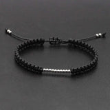 Heart Bead Bracelet Braid Weave Charm Beads Bracelet Set