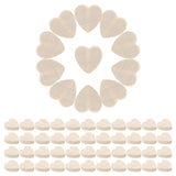 100 Pcs Love Wooden Beads Valentine Heart Jewelry Accessories