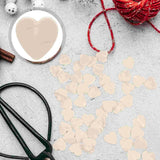 100 Pcs Love Wooden Beads Valentine Heart Jewelry Accessories
