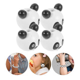 10 Pcs Colored Wooden Animal Head Beads DIY Craft Jewelry Making
