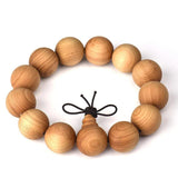Natural Thuja Prayer Beads Bracelet Elastic Men & Women Buddha Bracelet