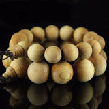 Natural Thuja Prayer Beads Bracelet Elastic Men & Women Buddha Bracelet