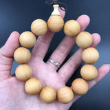 Natural Thuja Prayer Beads Bracelet Elastic Men & Women Buddha Bracelet