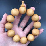 Natural Thuja Prayer Beads Bracelet Elastic Men & Women Buddha Bracelet