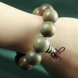 High Greensand Beads Bracelets 100% Natural Wood Men's Bracelets