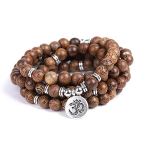Buddhist 108 Beads Bracelet Meditation Rosary Unique Prayer Beads Lucky Bangle