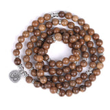 Buddhist 108 Beads Bracelet Meditation Rosary Unique Prayer Beads Lucky Bangle