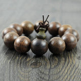 Vietnam Old Shen Sandalwood Bracelet Prayer Beads Bracelets Men Jewelry