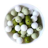 30Pcs Mixed Starry Print Silicone Beads for Jewelry Making Bracelet