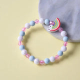 3pcs Cartoon Animal Beads Bracelet Children Toy Kids Jewelry Girl's Birthday