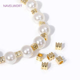 18K Plated Square Spacer Beads For Jewelry Making
