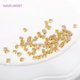 18K Plated Square Spacer Beads For Jewelry Making