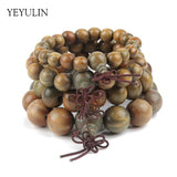 Palo Santo Wood Buddha Beads Bracelet Wooden Bangle