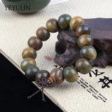 Palo Santo Wood Buddha Beads Bracelet Wooden Bangle