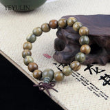 Palo Santo Wood Buddha Beads Bracelet Wooden Bangle