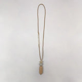 Boho Sweater Chain Long Necklace Pendants Suede Cord Resin Stone Beads