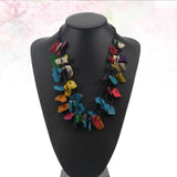 Coconut Shell Pendant Multi-layer Necklace for Women