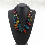 Coconut Shell Pendant Multi-layer Necklace for Women