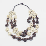 Bohemia Multi-Layer Wood Bead Coconut Shell Necklace