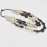 Bohemia Multi-Layer Wood Bead Coconut Shell Necklace