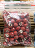 100pcs 6mm Multicolor Ceramic Beads DIY Charm Bracelet Findings