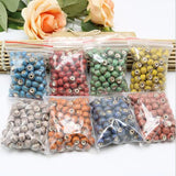 100pcs 6mm Multicolor Ceramic Beads DIY Charm Bracelet Findings
